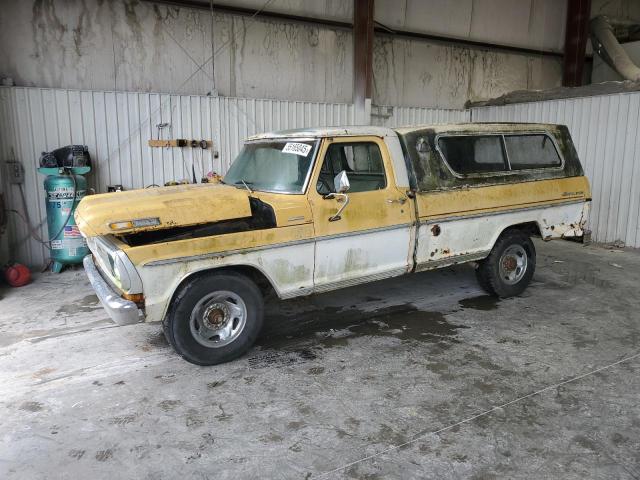 FORD F250 1971 yellow   F25HRK28526 photo #1