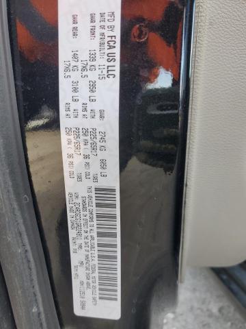 2016 DODGE GRAND CARA 2C4RDGCG1GR224911