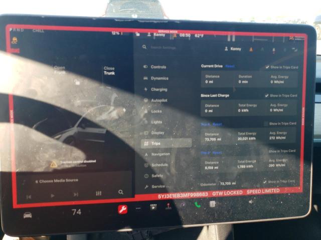 2021 TESLA MODEL 3 - 5YJ3E1EB3MF998683