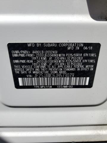 2018 SUBARU FORESTER 2 - JF2SJAWC6JH573079