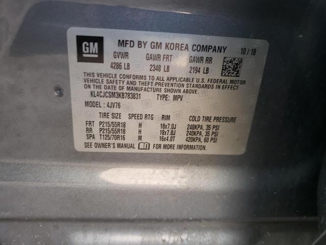 2019 BUICK ENCORE ESS KL4CJCSM3KB783831
