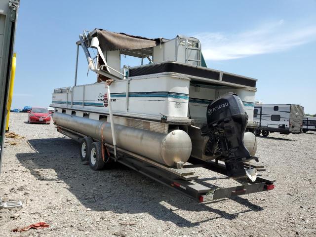 SUN TRACKER BOAT W/TRL 1995 white   BUJ06422C595 photo #4