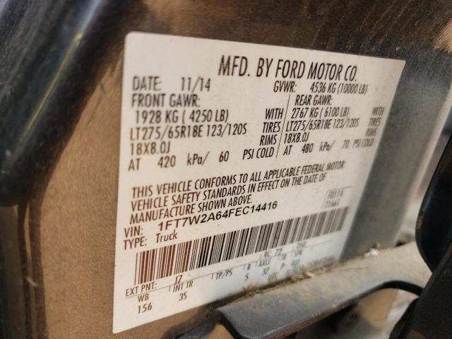 2015 FORD F250 SUPER - 1FT7W2A64FEC14416
