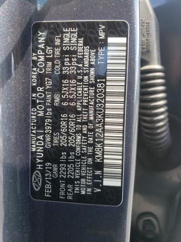 2019 HYUNDAI KONA SE - KM8K12AA3KU320381