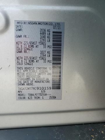 2015 NISSAN ROGUE S - 5N1AT2MT7FC910159