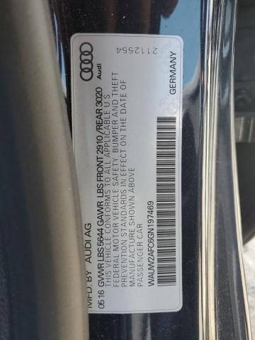 2016 AUDI S7 PRESTIG WAUW2AFC6GN197469