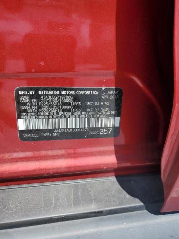 2018 MITSUBISHI OUTLANDER - JA4AP3AU1JU014173