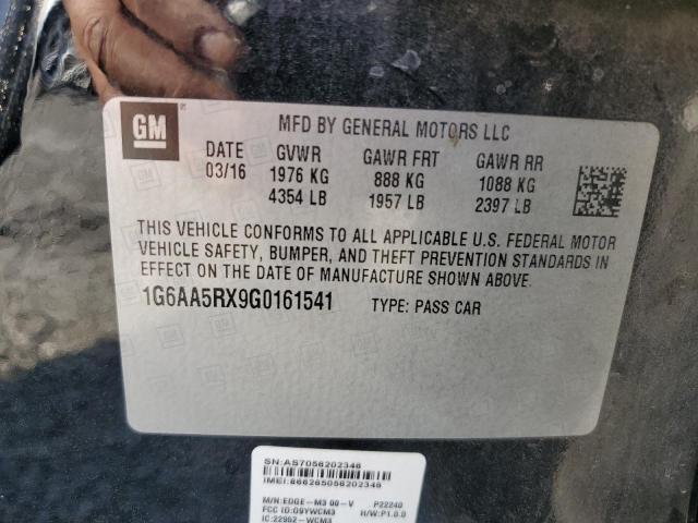 2016 CADILLAC ATS 1G6AA5RX9G0161541