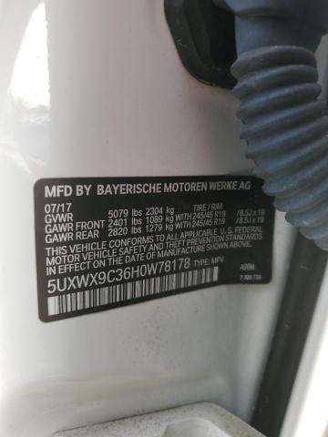 2017 BMW X3 XDRIVE2 - 5UXWX9C36H0W78178