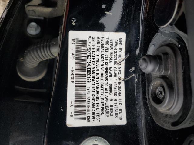 2018 HONDA CIVIC LX - 19XFC2F54JE020129
