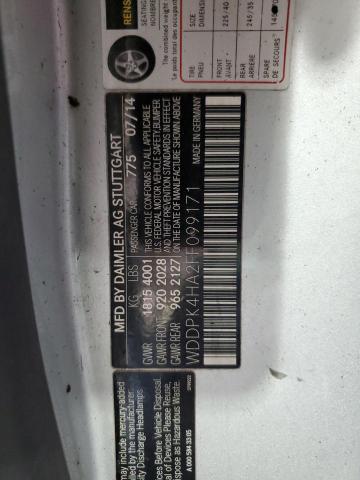 2015 MERCEDES-BENZ SLK 250 WDDPK4HA2FF099171