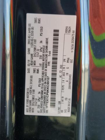 2019 FORD F150 SUPER - 1FTEX1CP9KKC99107