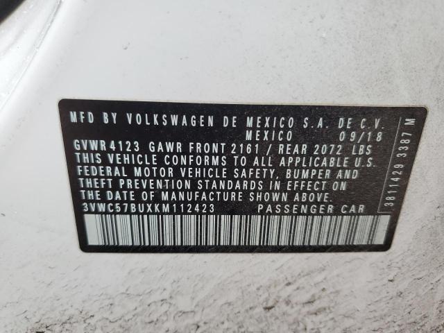 2019 VOLKSWAGEN JETTA S - 3VWC57BUXKM112423