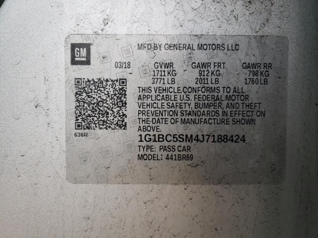 2018 CHEVROLET CRUZE LS - 1G1BC5SM4J7188424