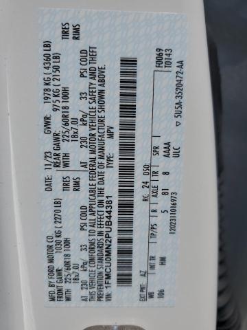 2023 FORD ESCAPE ST - 1FMCU0MN2PUB44381