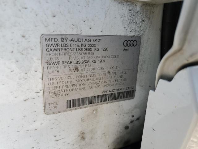 2021 AUDI Q3 PREMIUM - WA1AUCF38M1123972