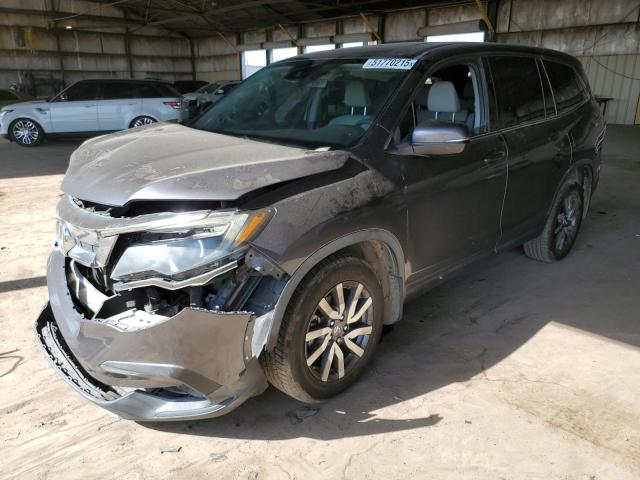 HONDA PILOT EXL 2019 gray  gas 5FNYF6H50KB058778 photo #1
