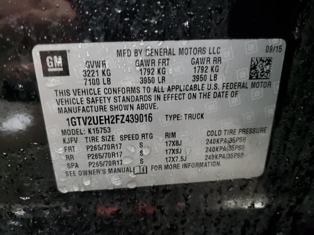 2015 GMC SIERRA K15 - 1GTV2UEH2FZ439016