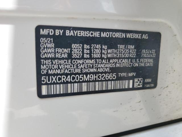 2021 BMW X5 SDRIVE - 5UXCR4C05M9H32665