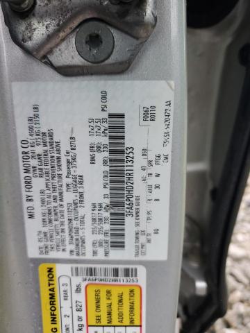 2017 FORD FUSION SE 3FA6P0HD2HR113253