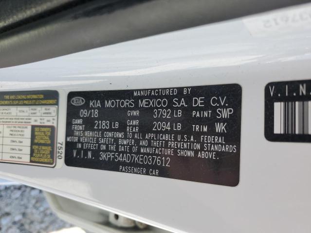 2019 KIA FORTE EX - 3KPF54AD7KE037612
