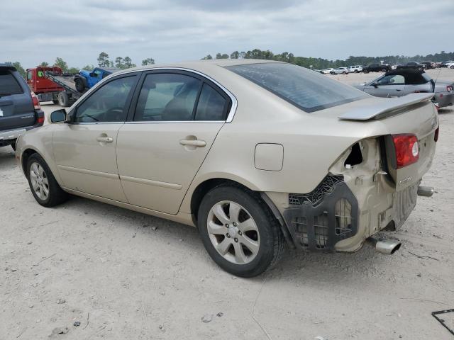 KIA OPTIMA LX 2008 beige  gas KNAGE124285235064 photo #3