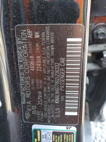 2016 KIA CADENZA LU KNALN4D78G5216332