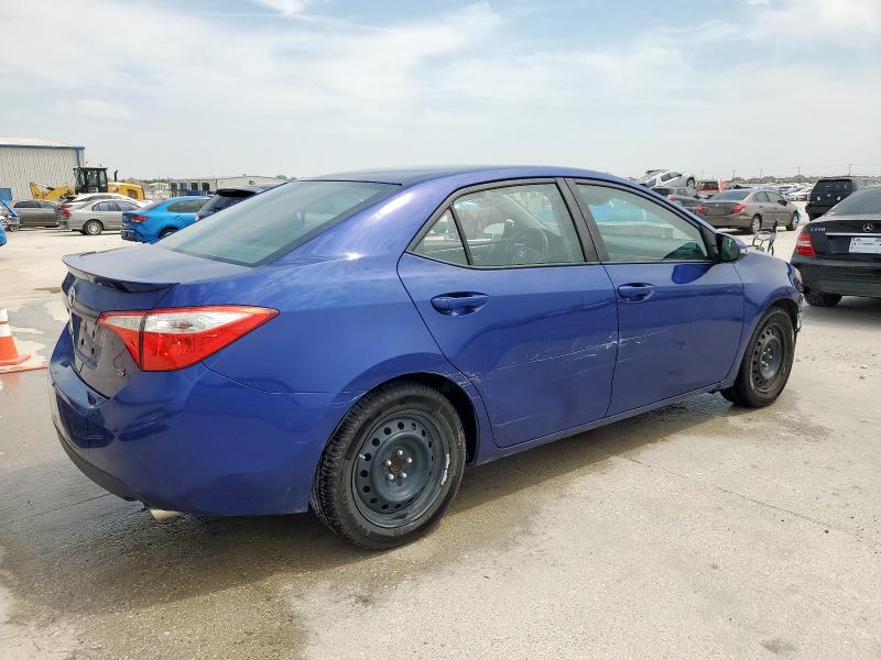TOYOTA COROLLA L 2015 blue  gas 2T1BURHE0FC371885 photo #4