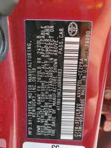2018 TOYOTA CAMRY XSE - 4T1B61HK3JU666083