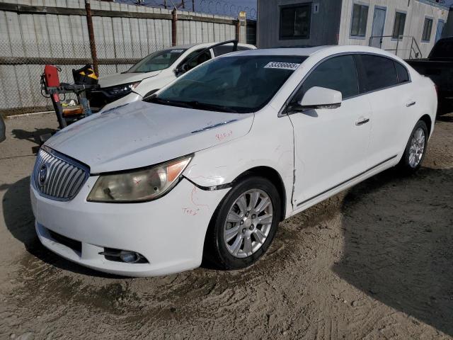 BUICK LACROSSE 2012 white  gas 1G4GC5ERXCF285118 photo #1