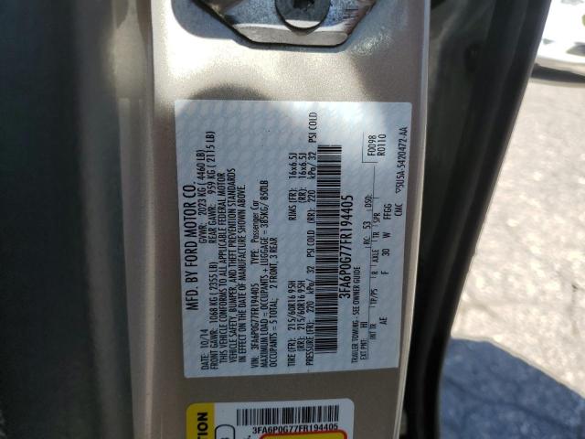 2015 FORD FUSION S - 3FA6P0G77FR194405