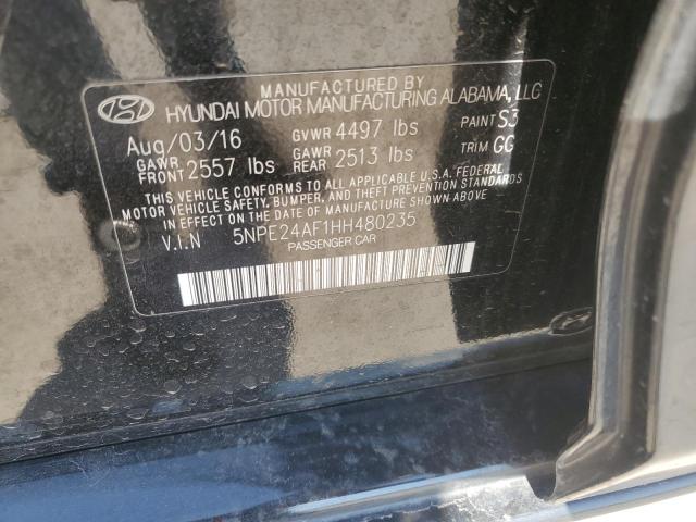 2017 HYUNDAI SONATA SE - 5NPE24AF1HH480235