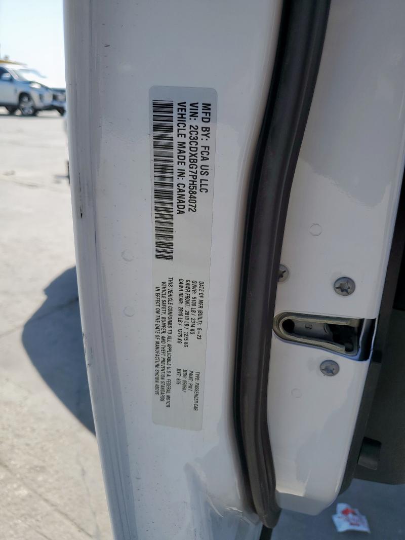 2023 DODGE CHARGER SX - 2C3CDXBG7PH584072