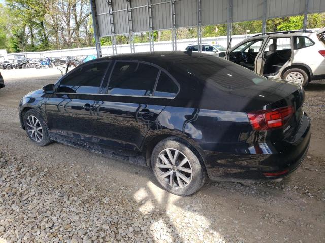 VOLKSWAGEN JETTA SE 2017 black  gas 3VWDB7AJ4HM316082 photo #3