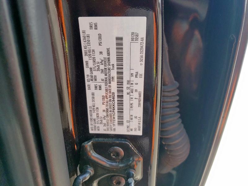 2019 FORD F150 SUPER - 1FTEW1CP8KKC84620