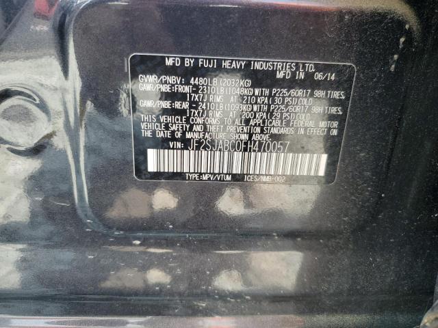 2015 SUBARU FORESTER 2 - JF2SJABC0FH470057