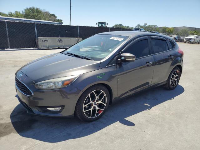 FORD FOCUS SEL 2017 gray  gas 1FADP3M26HL338108 photo #1
