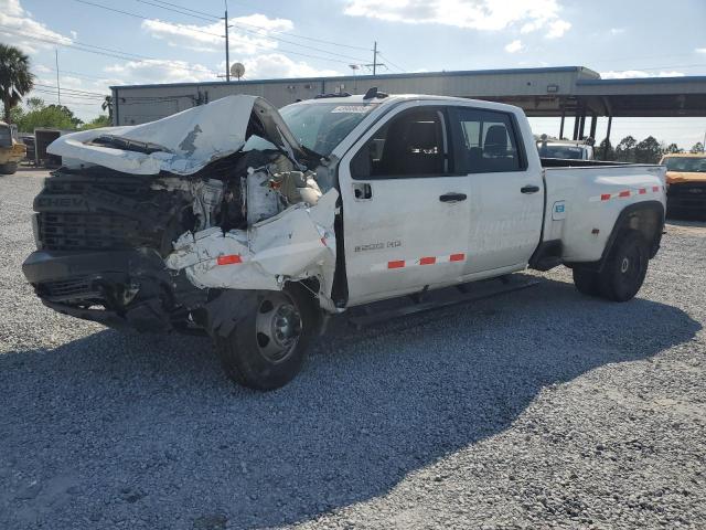 CHEVROLET SILVERADO 2021 white  diesel 1GC4YSEY0MF125054 photo #1