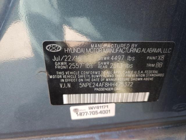 2017 HYUNDAI SONATA SE - 5NPE24AF8HH475372