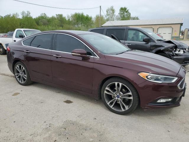 Vin: 3fa6p0k99hr185149, lot: 55141465, ford fusion titanium 20174
