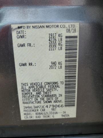 2018 NISSAN ALTIMA 2.5 - 1N4AL3AP2JC479066