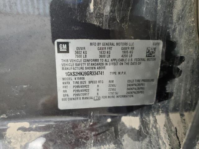 2016 GMC YUKON XL D - 1GKS2HKJ9GR334741