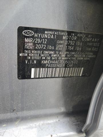 2013 HYUNDAI ELANTRA GL - KMHDH4AE7DU502610