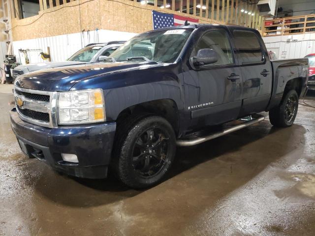 CHEVROLET SILVERADO 2007 blue  gas 2GCEK13M671639695 photo #1