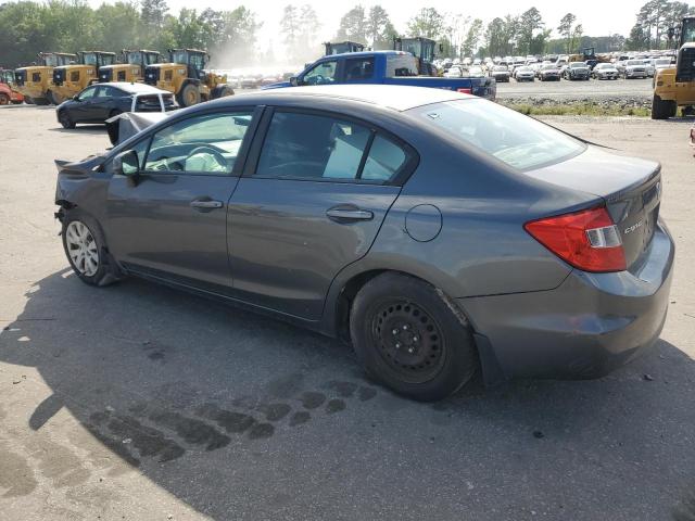 HONDA CIVIC LX 2012 gray  gas 2HGFB2F54CH607782 photo #3