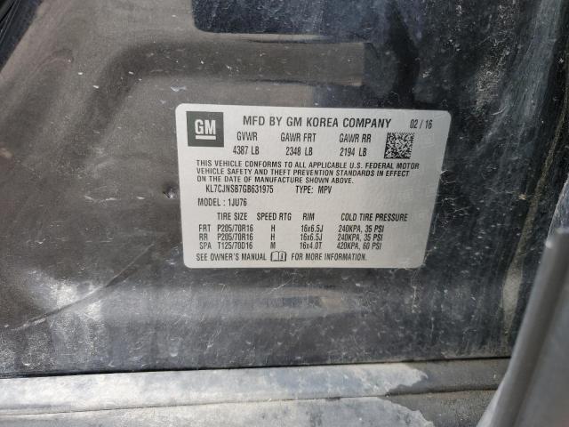 2016 CHEVROLET TRAX LS - KL7CJNSB7GB631975