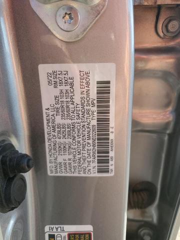 2022 HONDA CR-V EXL - 7FARW2H86NE022609