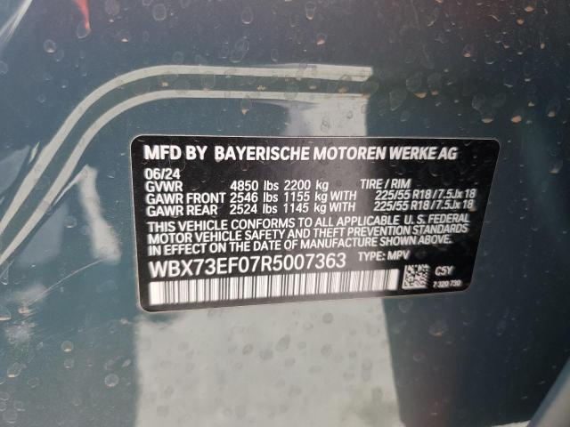2024 BMW X1 XDRIVE2 - WBX73EF07R5007363