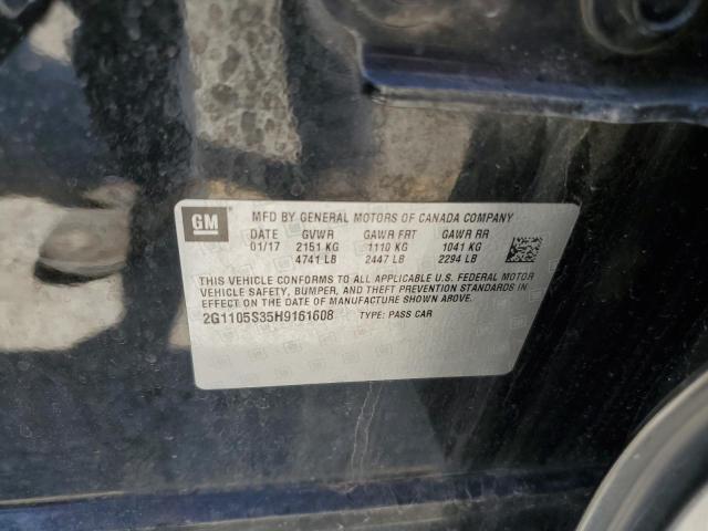 2017 CHEVROLET IMPALA LT - 2G1105S35H9161608