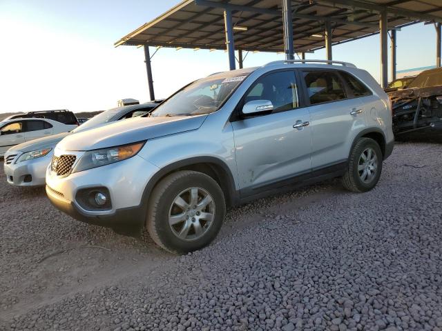 KIA SORENTO LX 2013 silver  gas 5XYKT4A62DG358176 photo #1